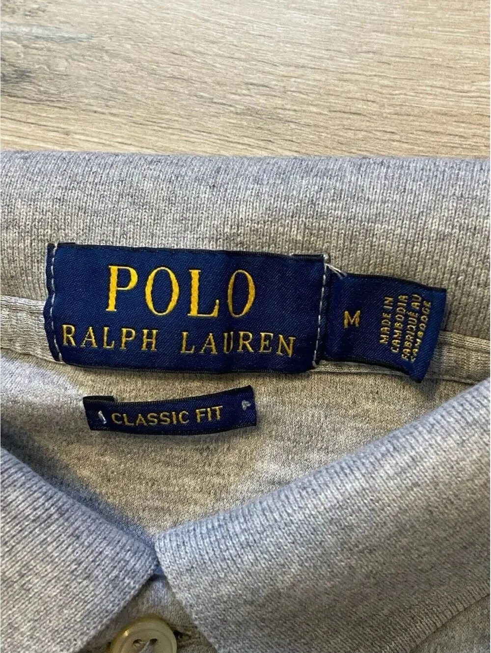 Polo Ralph Lauren Short Sleeve Polo Shirt Men’s M Gray Grey